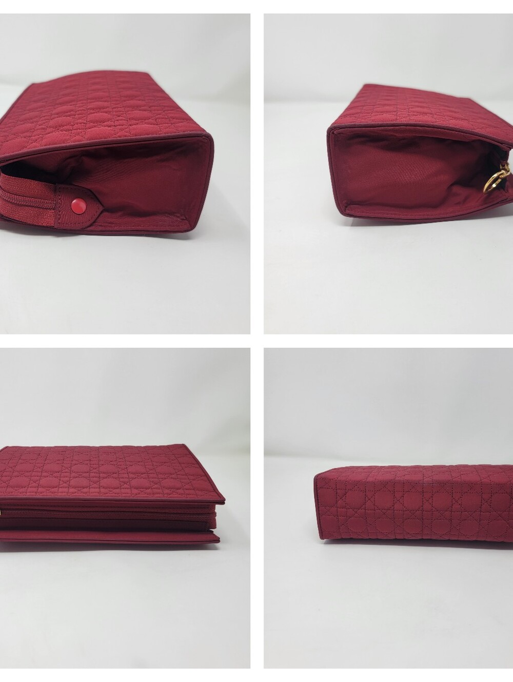 CHRISTIAN DIOR Cannage Nylon Pouch Bag - Picture 7 of 7